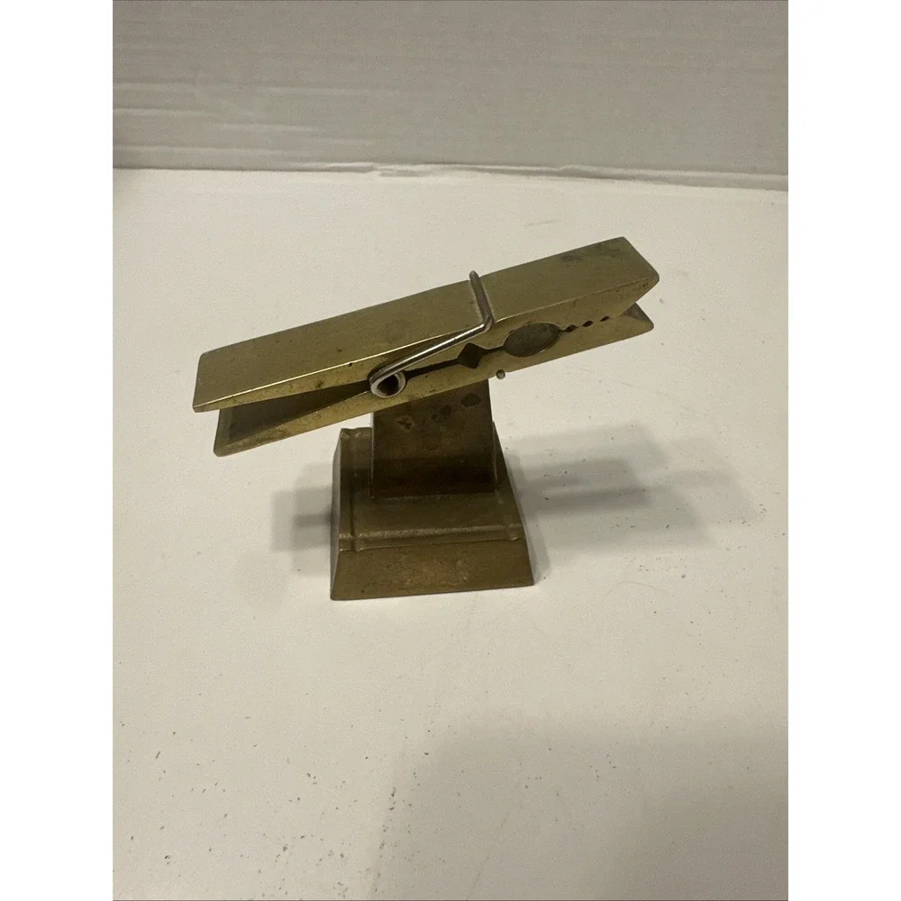 Brass Clothes Pin Clip‎ Paperweight